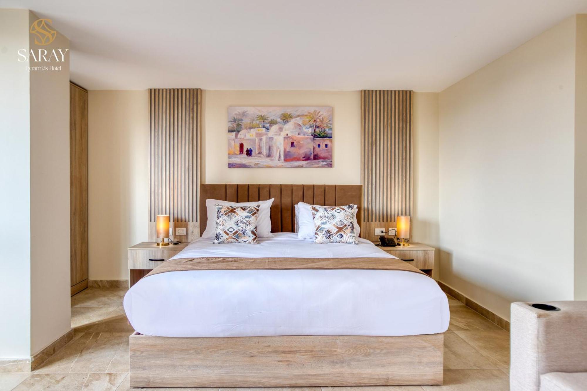 Kafret el-Gabal Saray Pyramids & Museum View Hotel חדר תמונה