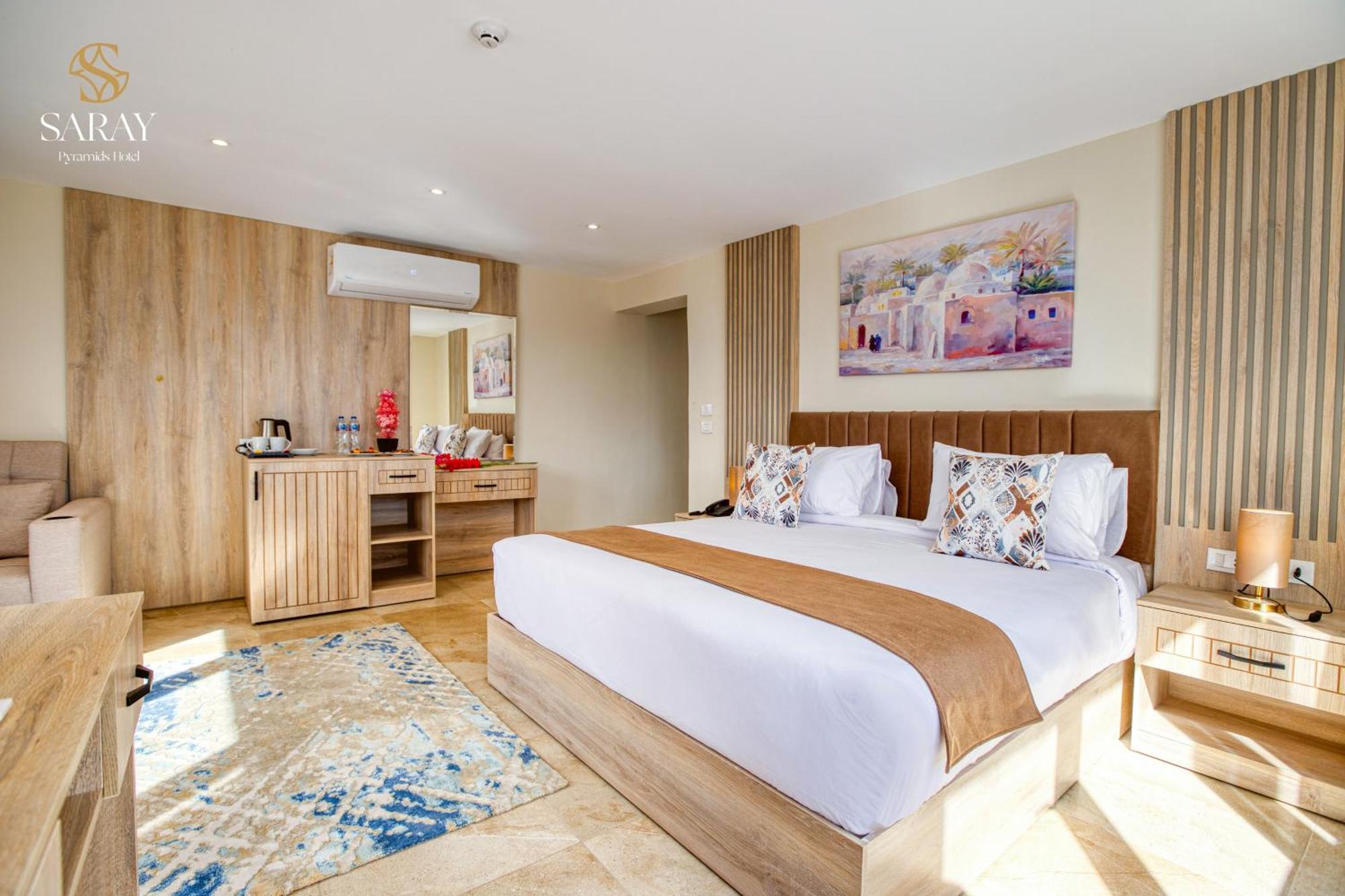 Kafret el-Gabal Saray Pyramids & Museum View Hotel חדר תמונה